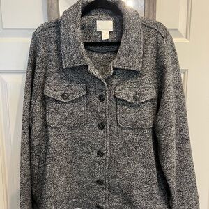Cynthia Rowley Charcoal Utility Jacket
